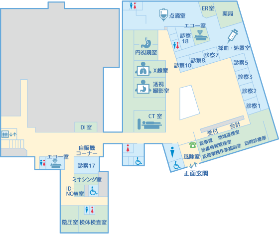 院内マップ１階