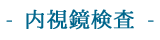 内視鏡検査